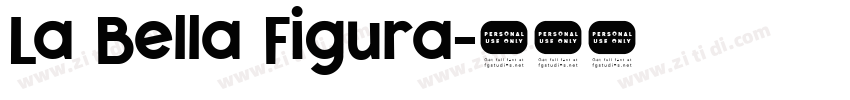 La Bella Figura字体转换